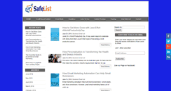 Desktop Screenshot of howtousesafelist.com
